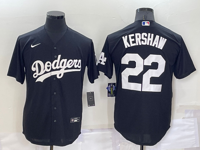 Men's Clayton Kershaw Los Angeles Dodgers Player Replica Jersey - Black