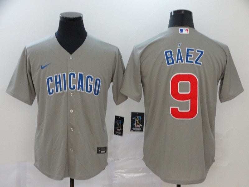 Men's Javier Baez #9 Chicago Cubs Player Jersey