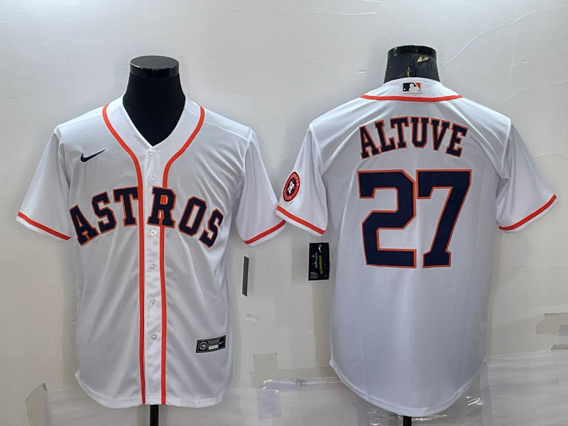 Men's Jose Altuve Houston Astros World Series Player Jersey