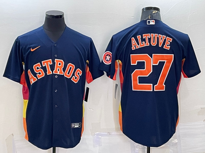 Men's Jose Altuve Houston Astros World Series Player Jersey