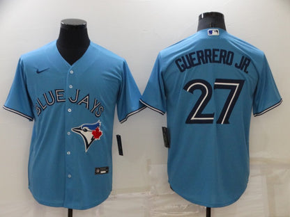 Men's Vladimir Guerrero Jr. # 27 Toronto Blue Jays Player Jersey - Cool Base