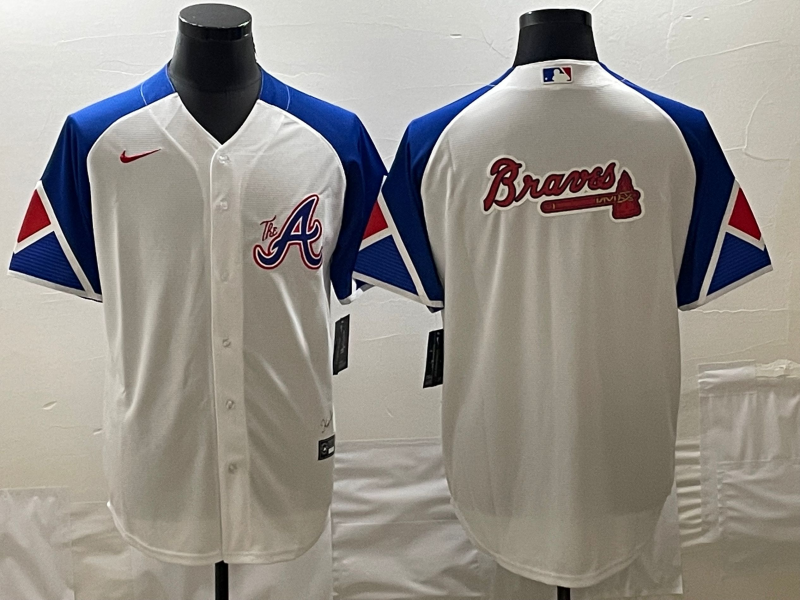 Men's Atlanta Braves White 2023 City Connect Player Jersey