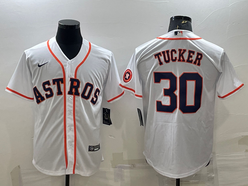 Men's Kyle Tucker #30 Houston Astros  2022 World Series Player Jersey