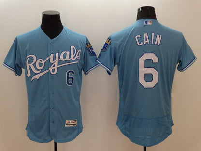 Men's Kansas City Royals Lorenzo Cain Player Jersey