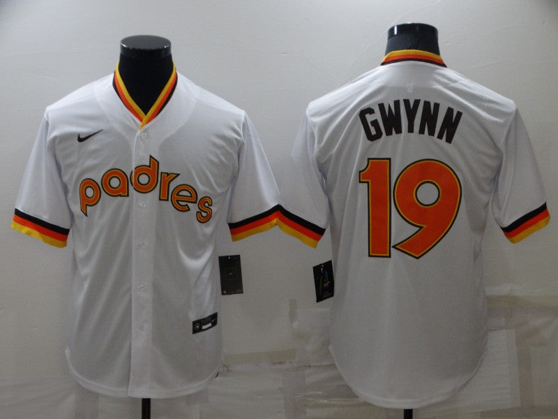 Men's San Diego Padres Tony Gwynn Player Jersey - White t-shirt