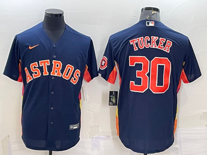 Men's Kyle Tucker #30 Houston Astros  2022 World Series Player Jersey