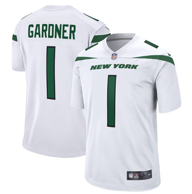 Men's NY Jets Ahmad Sauce Gardner Player Game Jersey
