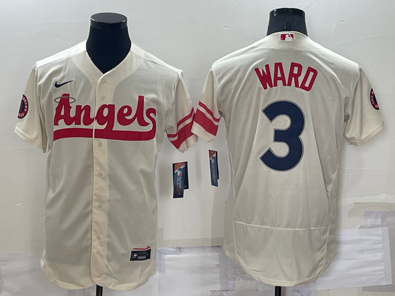 Men's Los Angeles Angels Taylor Ward Cream 2022 City Connect Replica Player Jersey