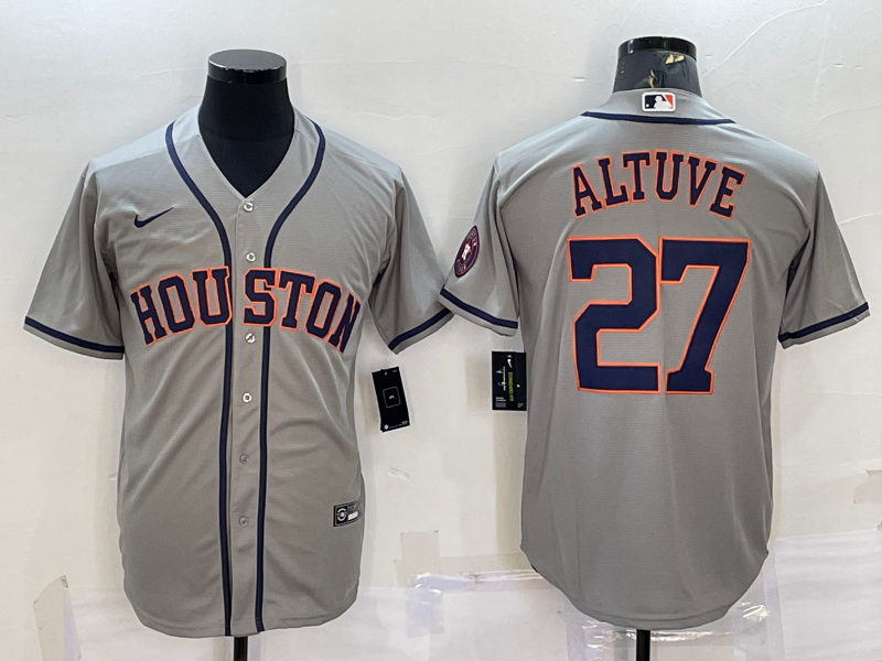 Men's Jose Altuve Houston Astros World Series Player Jersey