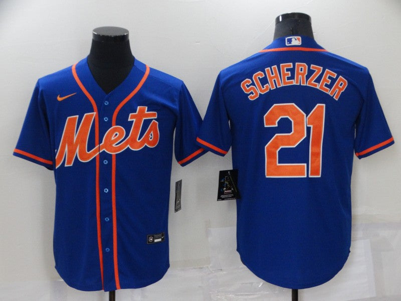 Men's Max Scherzer #21 New York Mets Player Jersey