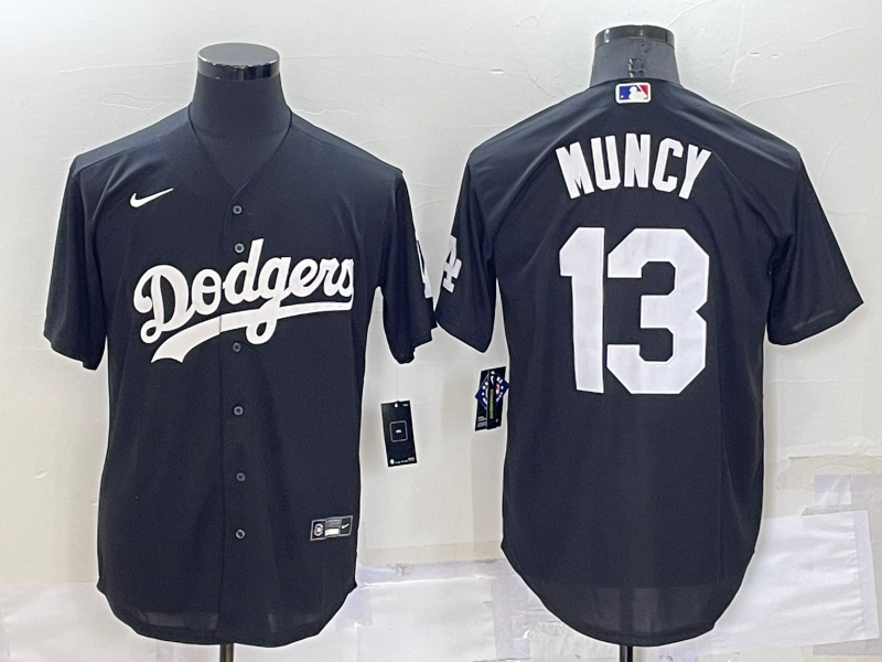 Men's Max Muncy Los Angeles Dodgers Player Replica Jersey - Black