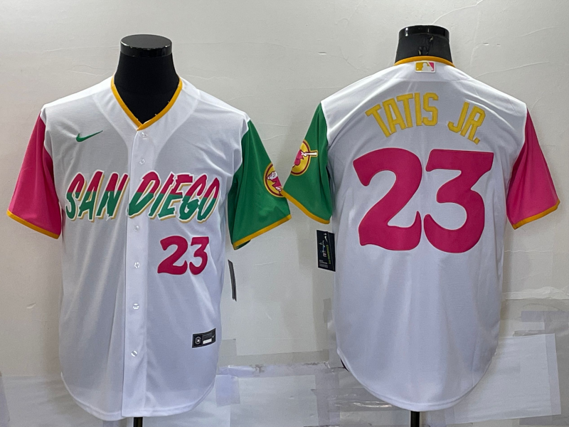 Men's Fernando Tatis Jr San Diego Padres White 2022 City Connect Replica Team Jersey