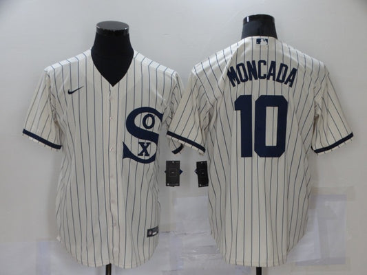 Men's Chicago White Sox Yoan Moncada Cream 2021 Field of Dreams Jersey