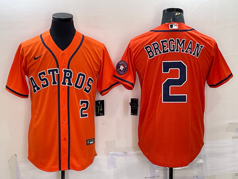 Men's Houston Astros Alex Bregman 2022 World Series Player Jersey