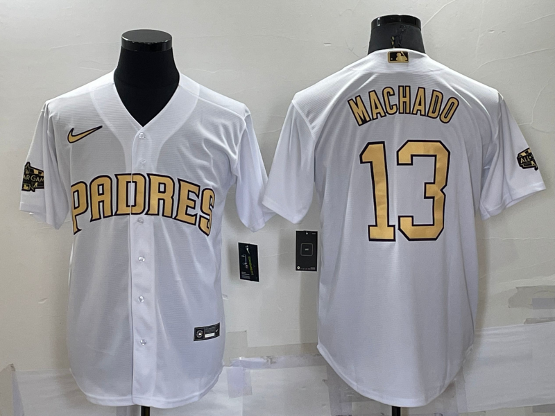 Men's San Diego Padres Manny Machado White 2022 All-Star Game Jersey