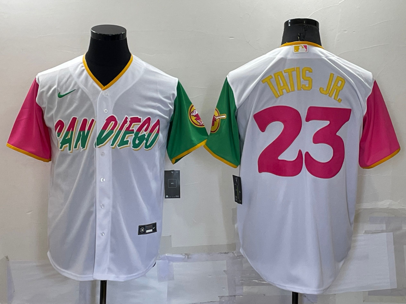 Men's Fernando Tatis Jr San Diego Padres White 2022 City Connect Replica Team Jersey - Cool Base