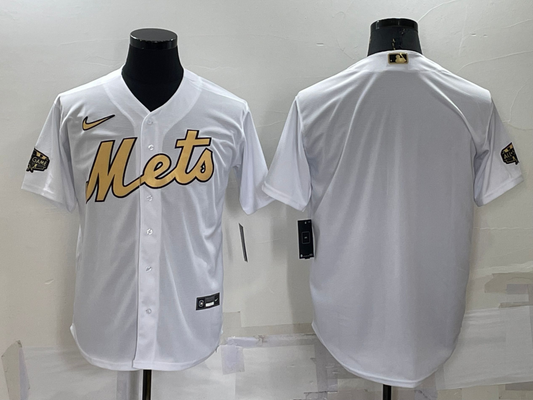 Men's New York Mets White 2022 All-Star Game Jersey