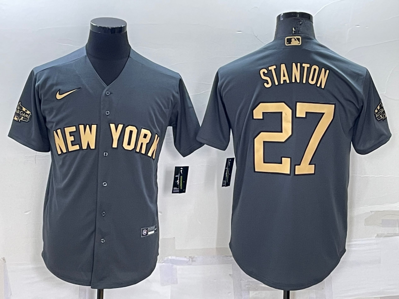 New York Yankees  Giancarlo Stanton Charcoal 2022 All-Star Game Replica Jersey