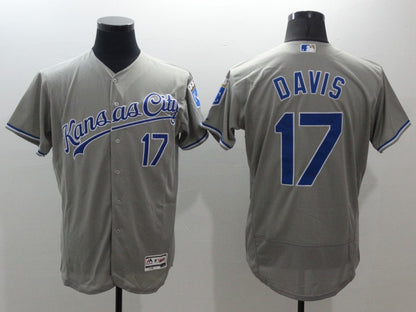 Men's Kansas City Royals Wade Davis Player Jersey