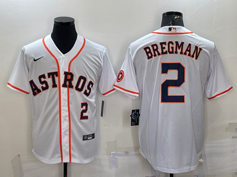 Men's Houston Astros Alex Bregman 2022 World Series Player Jersey